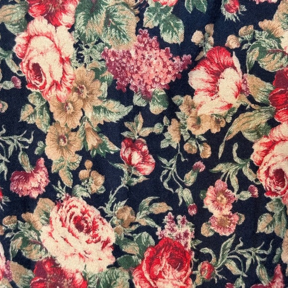 Worldly Cotton Floral Sleeveless Button Front Dress Size Small - Picture 8 of 9